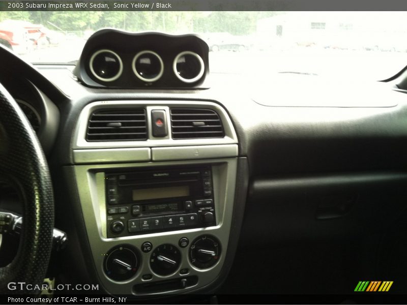 Sonic Yellow / Black 2003 Subaru Impreza WRX Sedan