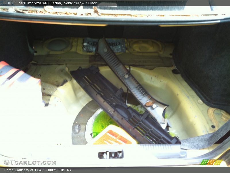 Sonic Yellow / Black 2003 Subaru Impreza WRX Sedan