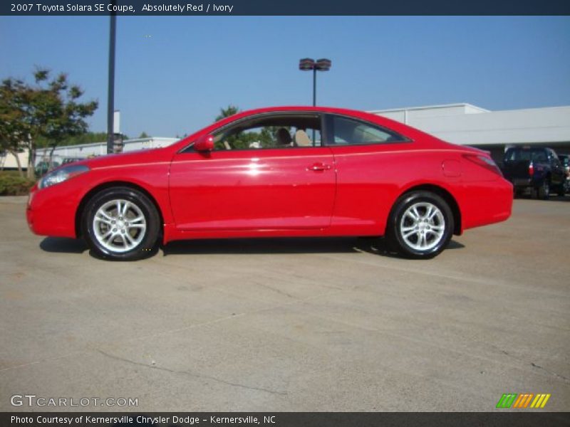 Absolutely Red / Ivory 2007 Toyota Solara SE Coupe