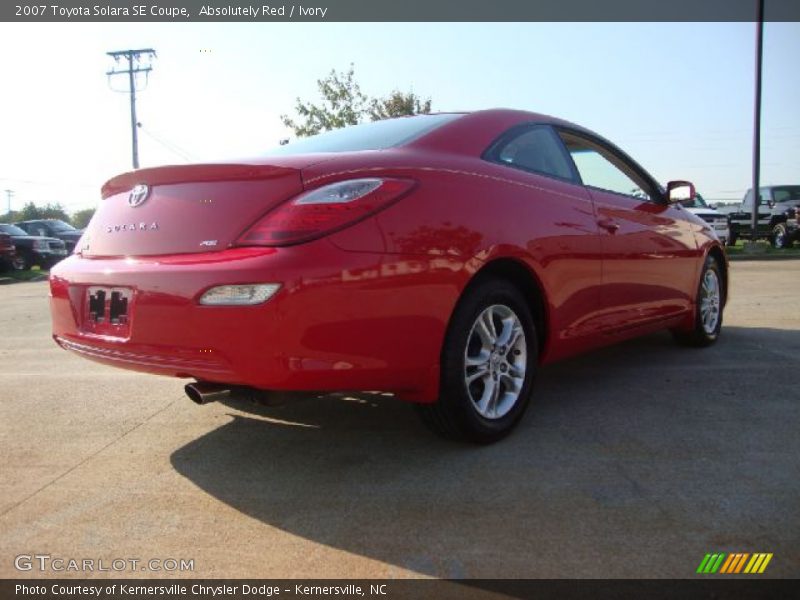 Absolutely Red / Ivory 2007 Toyota Solara SE Coupe