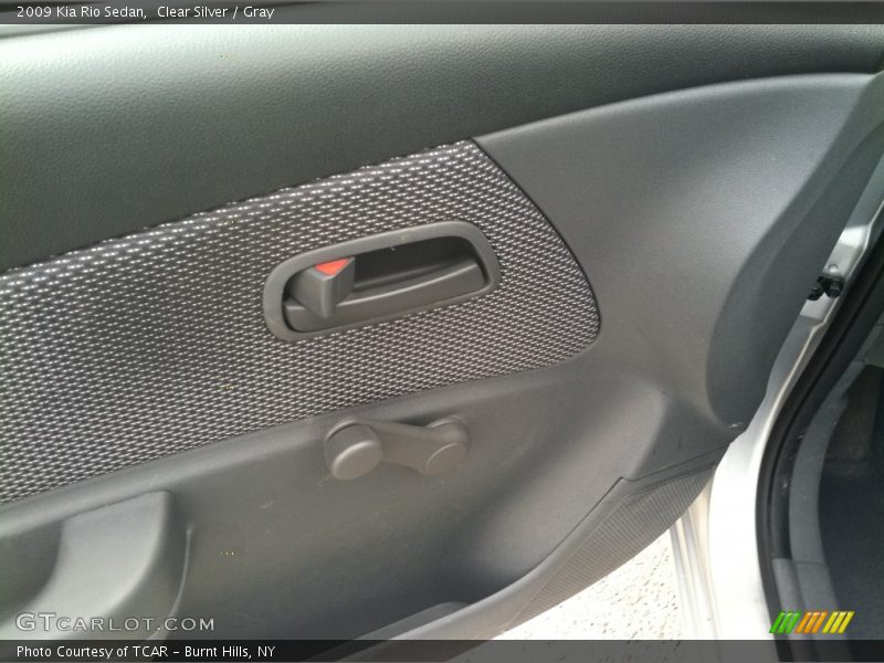 Clear Silver / Gray 2009 Kia Rio Sedan