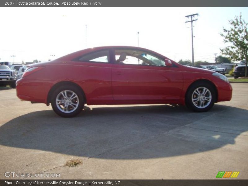 Absolutely Red / Ivory 2007 Toyota Solara SE Coupe