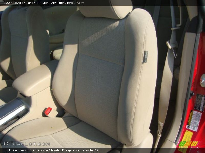 Absolutely Red / Ivory 2007 Toyota Solara SE Coupe