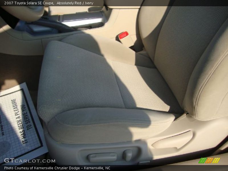 Absolutely Red / Ivory 2007 Toyota Solara SE Coupe