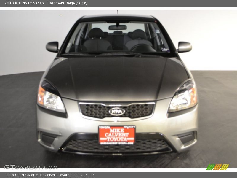 Cashmere Beige / Gray 2010 Kia Rio LX Sedan