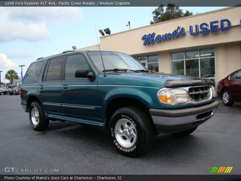 Pacific Green Metallic / Medium Graphite 1998 Ford Explorer XLT 4x4