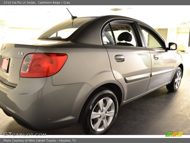 Cashmere Beige / Gray 2010 Kia Rio LX Sedan