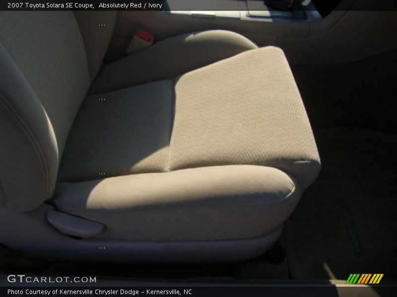 Absolutely Red / Ivory 2007 Toyota Solara SE Coupe