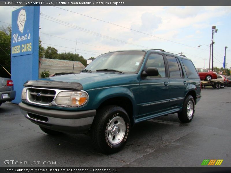 Pacific Green Metallic / Medium Graphite 1998 Ford Explorer XLT 4x4