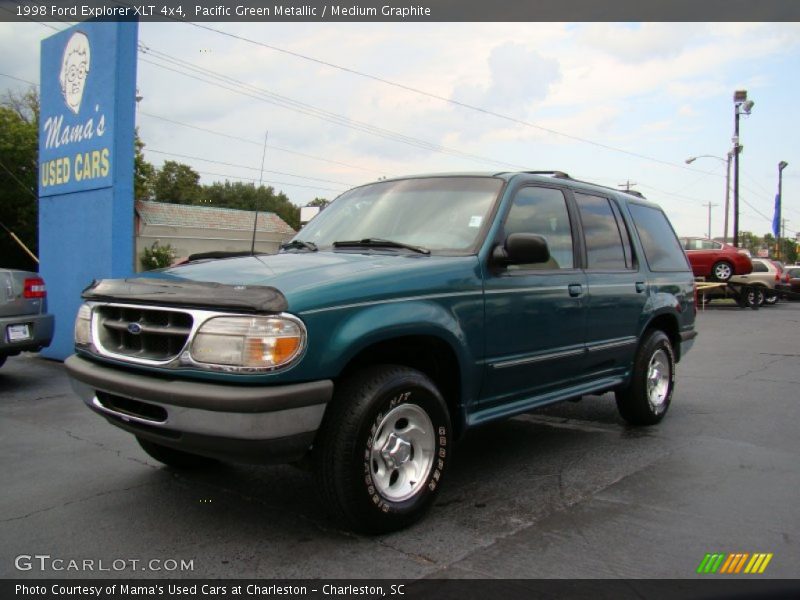 Pacific Green Metallic / Medium Graphite 1998 Ford Explorer XLT 4x4