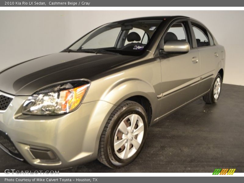 Cashmere Beige / Gray 2010 Kia Rio LX Sedan