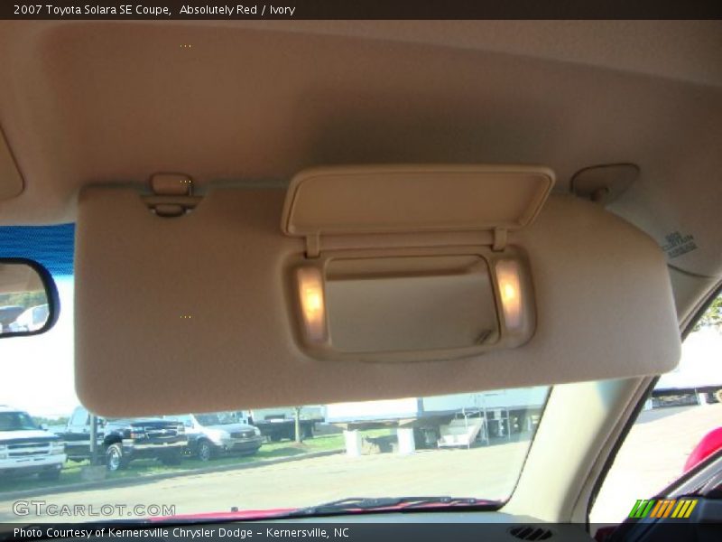 Absolutely Red / Ivory 2007 Toyota Solara SE Coupe
