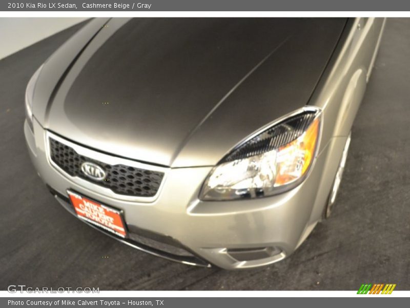 Cashmere Beige / Gray 2010 Kia Rio LX Sedan