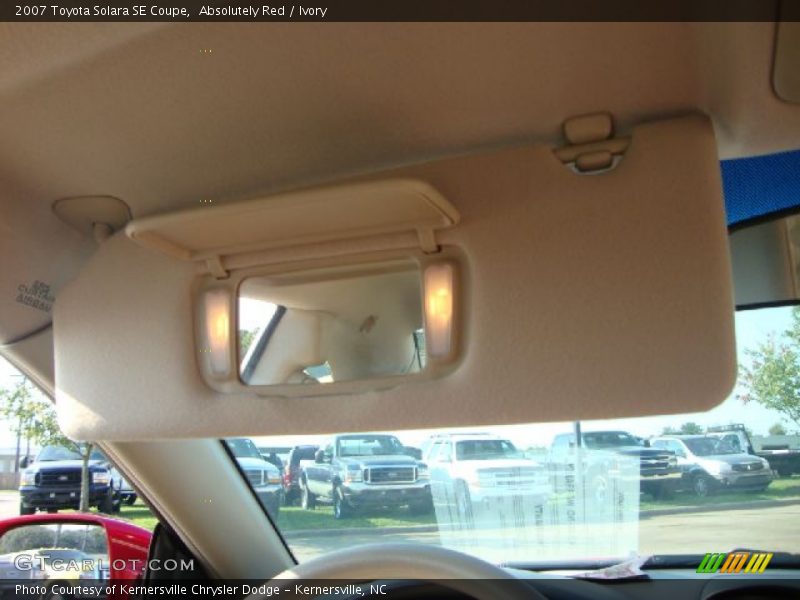 Absolutely Red / Ivory 2007 Toyota Solara SE Coupe