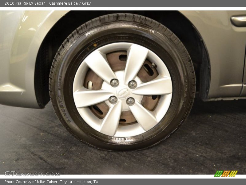 Cashmere Beige / Gray 2010 Kia Rio LX Sedan