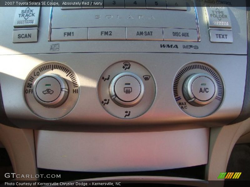 Absolutely Red / Ivory 2007 Toyota Solara SE Coupe