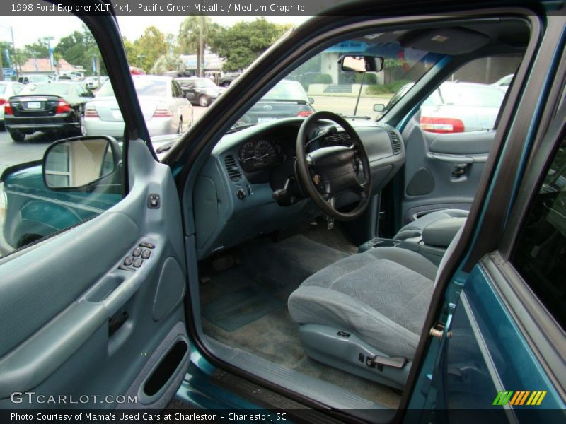 Pacific Green Metallic / Medium Graphite 1998 Ford Explorer XLT 4x4