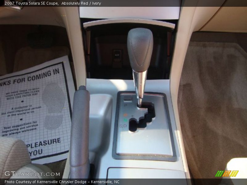 Absolutely Red / Ivory 2007 Toyota Solara SE Coupe