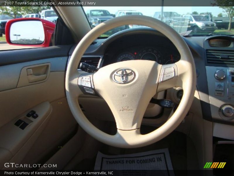 Absolutely Red / Ivory 2007 Toyota Solara SE Coupe