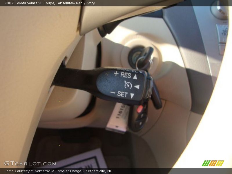 Absolutely Red / Ivory 2007 Toyota Solara SE Coupe