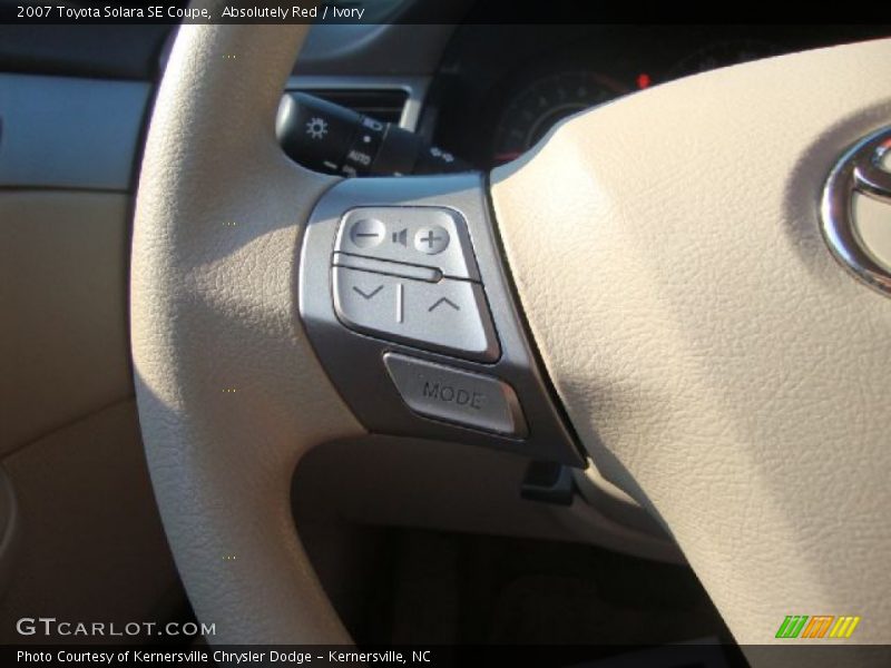 Absolutely Red / Ivory 2007 Toyota Solara SE Coupe