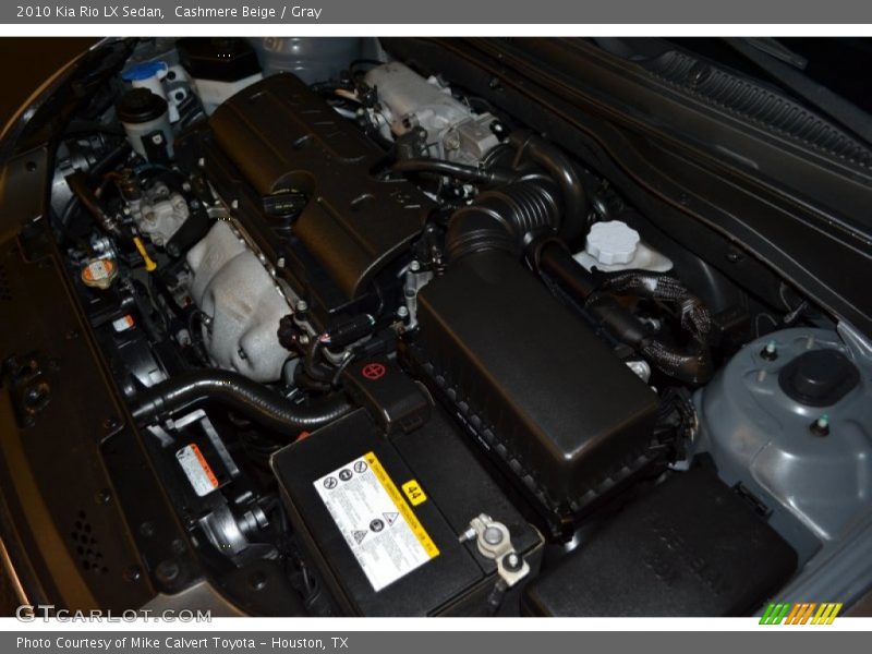 Cashmere Beige / Gray 2010 Kia Rio LX Sedan