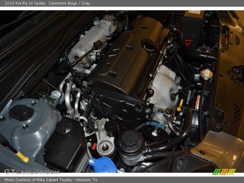 Cashmere Beige / Gray 2010 Kia Rio LX Sedan