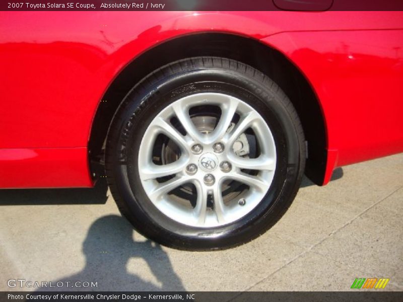 Absolutely Red / Ivory 2007 Toyota Solara SE Coupe