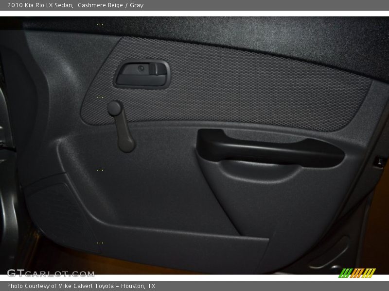Cashmere Beige / Gray 2010 Kia Rio LX Sedan