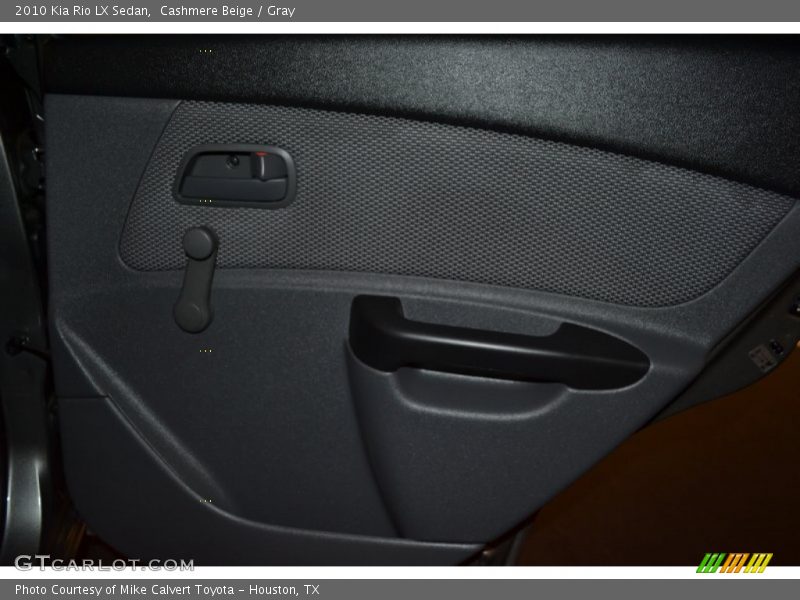 Cashmere Beige / Gray 2010 Kia Rio LX Sedan