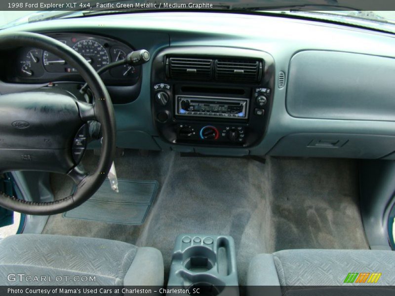 Pacific Green Metallic / Medium Graphite 1998 Ford Explorer XLT 4x4