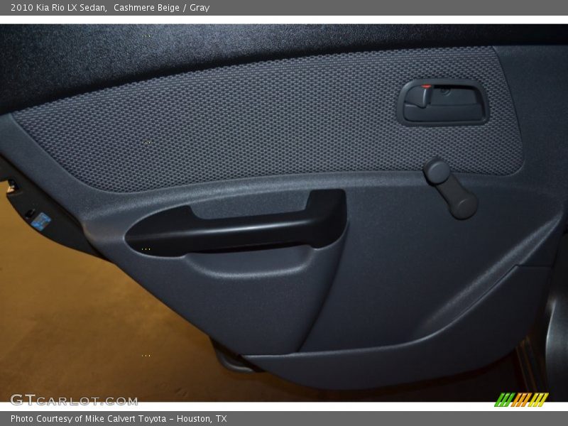 Cashmere Beige / Gray 2010 Kia Rio LX Sedan