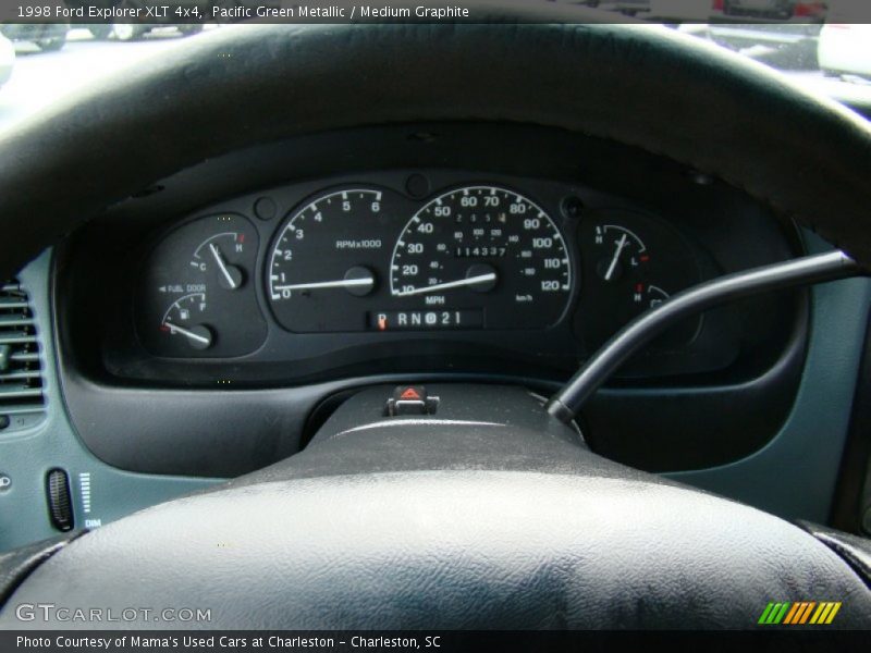 Pacific Green Metallic / Medium Graphite 1998 Ford Explorer XLT 4x4