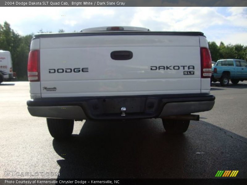 Bright White / Dark Slate Gray 2004 Dodge Dakota SLT Quad Cab