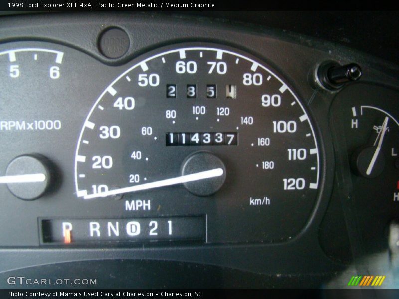 Pacific Green Metallic / Medium Graphite 1998 Ford Explorer XLT 4x4