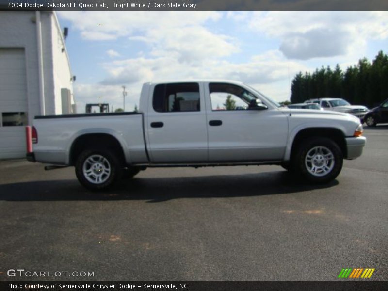 Bright White / Dark Slate Gray 2004 Dodge Dakota SLT Quad Cab