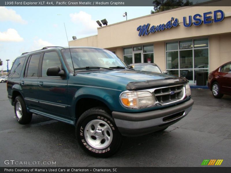 Pacific Green Metallic / Medium Graphite 1998 Ford Explorer XLT 4x4