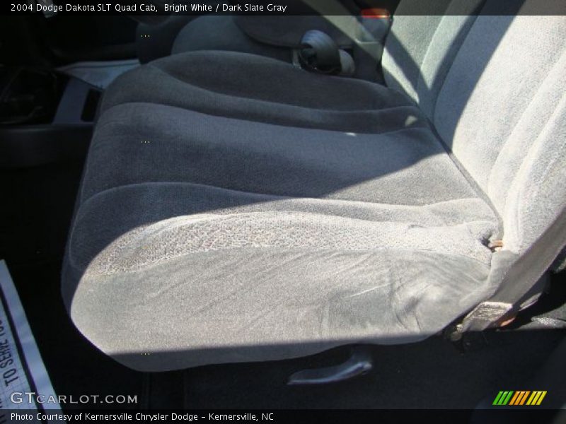 Bright White / Dark Slate Gray 2004 Dodge Dakota SLT Quad Cab
