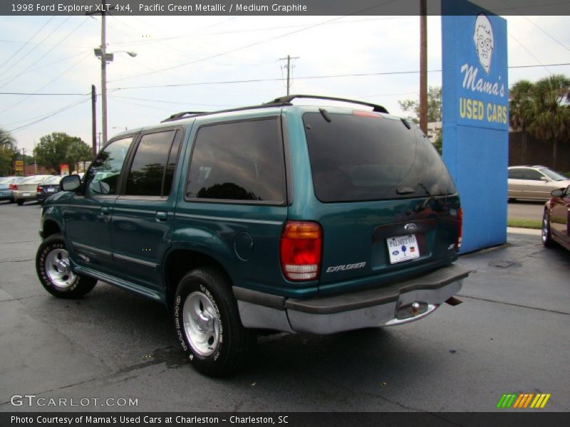 Pacific Green Metallic / Medium Graphite 1998 Ford Explorer XLT 4x4