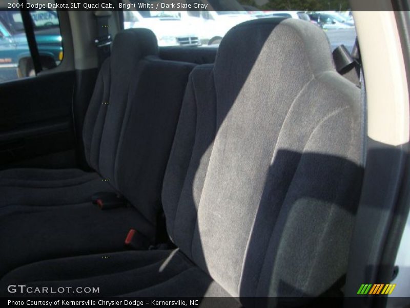 Bright White / Dark Slate Gray 2004 Dodge Dakota SLT Quad Cab