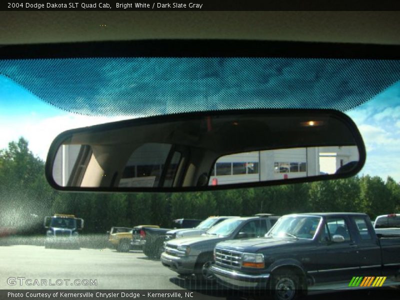 Bright White / Dark Slate Gray 2004 Dodge Dakota SLT Quad Cab