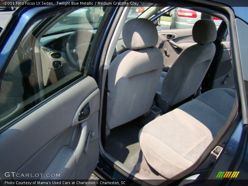 Twilight Blue Metallic / Medium Graphite Grey 2001 Ford Focus LX Sedan