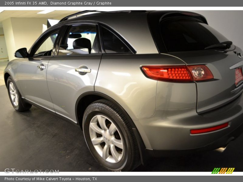 Diamond Graphite Gray / Graphite 2005 Infiniti FX 35 AWD