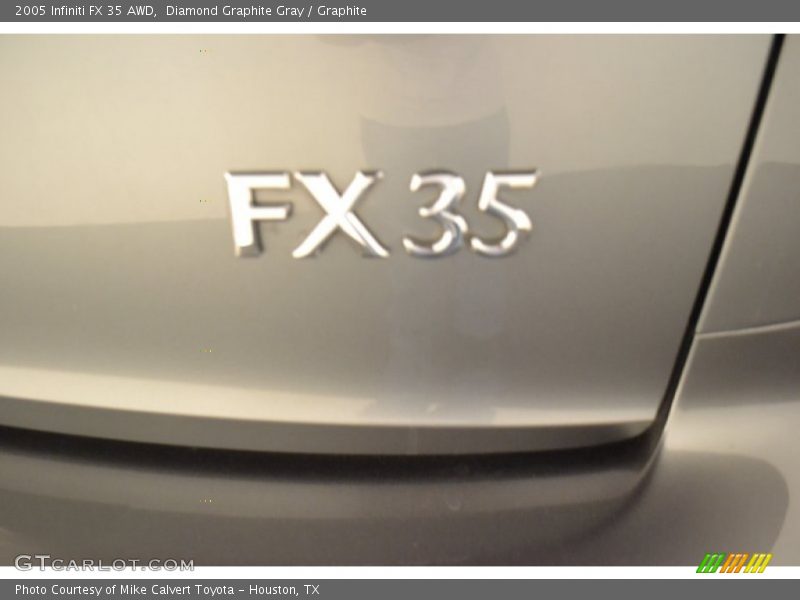 Diamond Graphite Gray / Graphite 2005 Infiniti FX 35 AWD