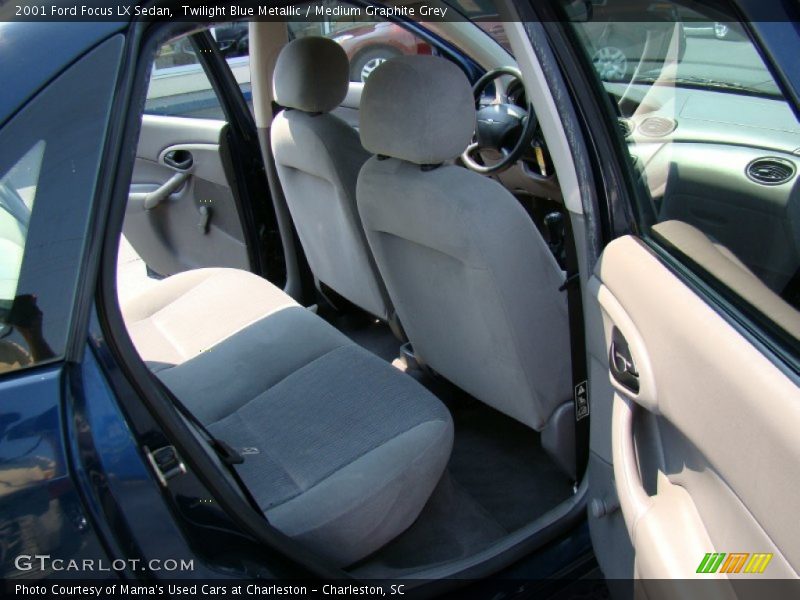 Twilight Blue Metallic / Medium Graphite Grey 2001 Ford Focus LX Sedan