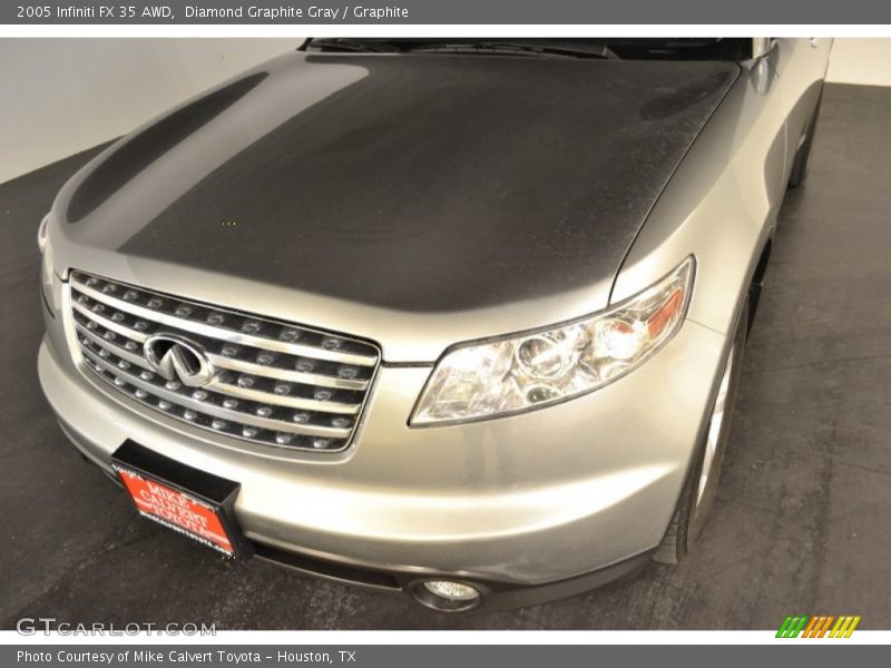 Diamond Graphite Gray / Graphite 2005 Infiniti FX 35 AWD