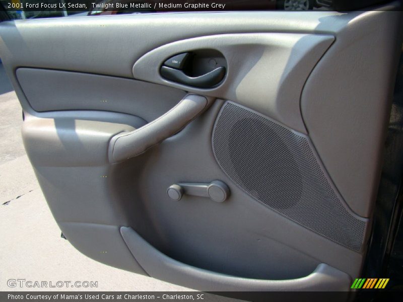 Twilight Blue Metallic / Medium Graphite Grey 2001 Ford Focus LX Sedan