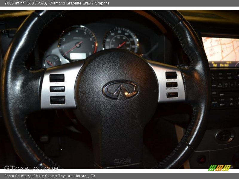 Diamond Graphite Gray / Graphite 2005 Infiniti FX 35 AWD