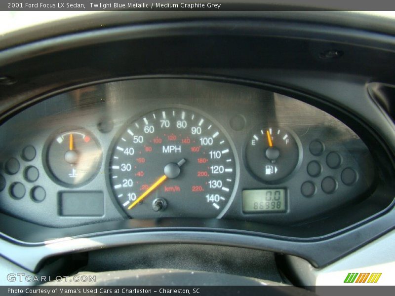  2001 Focus LX Sedan LX Sedan Gauges