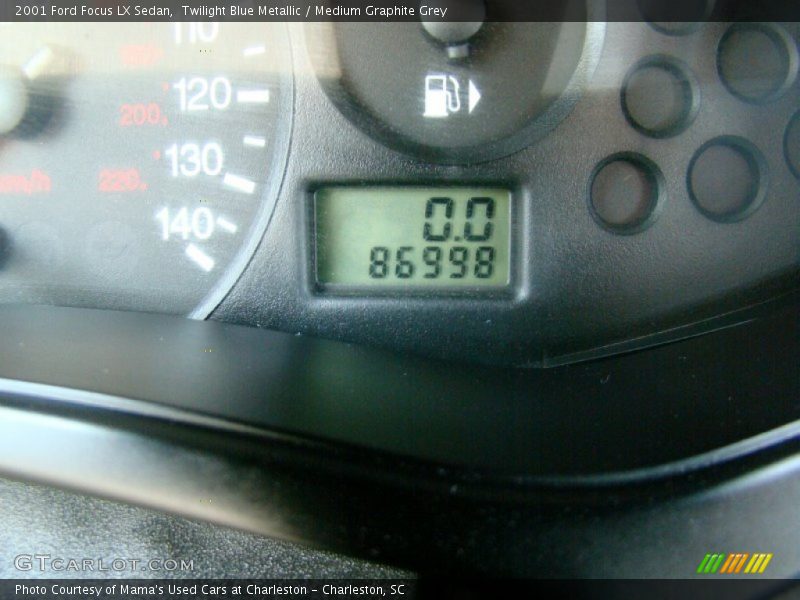 Twilight Blue Metallic / Medium Graphite Grey 2001 Ford Focus LX Sedan